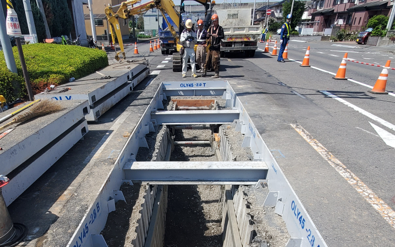 地中送電管路新設電力土木工事③
