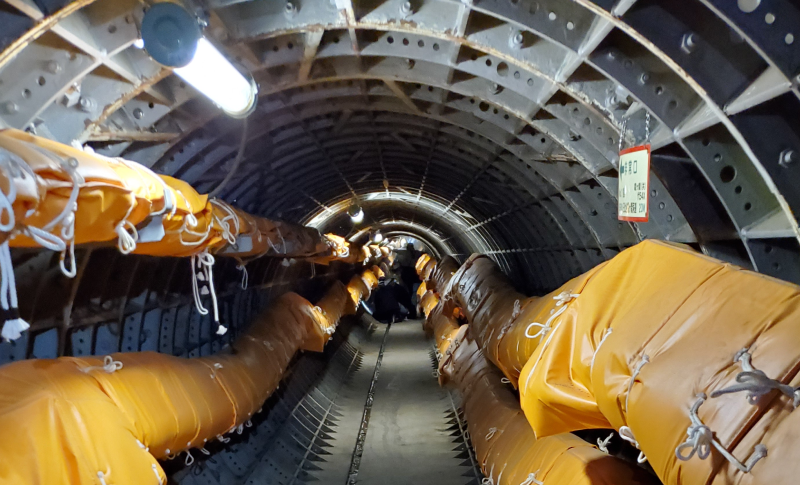 電力線洞道内躯体補修工事②